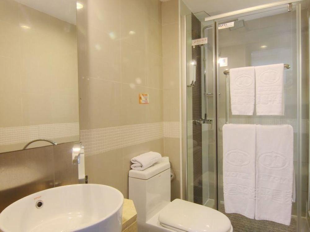 Motel 168 Shanghai Changping Road Branch Exteriör bild